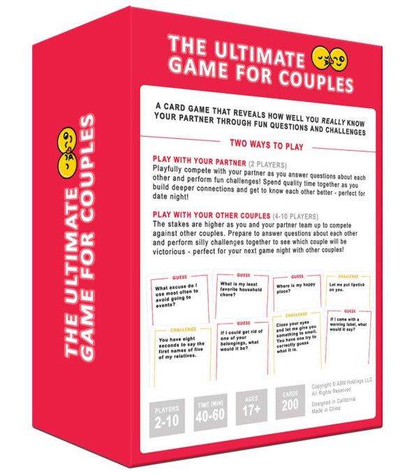 The Ultimate Game for Couples The Ultimate Game for Couples